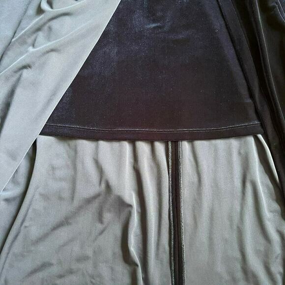 Versace Jeans Couture Navy Long Sleeve Faux Wrap Dress, US0 - Picture 5 of 10